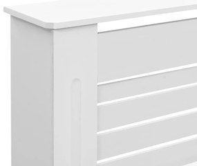 vidaXL Καλύμματα Καλοριφέρ 2 τεμ. Λευκά 152 x 19 x 81,5 εκ. από MDF