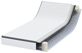 vidaXL Στρώμα Λευκό και Γκρι 90 x 190 cm Σαμπρέλα Bonell