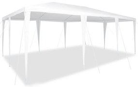 vidaXL Σκηνή Πάρτυ Λευκό 600 x 400 x 266 εκ Πολυεστέρας και Χάλυβας