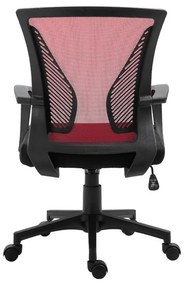 Καρέκλα Γραφείου FL05 Fylliana Κόκκινο - Μαύρο 57x65x90/100 εκ. 57x65x100 εκ.