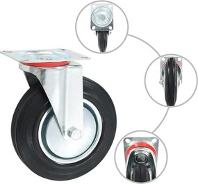 vidaXL Ρόδες Περιστρεφόμενες 4 τεμ. 200 χιλ.