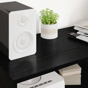 vidaXL Ντουλάπι TV Μαύρη Οξυά 100 x 35 x 40 εκ Επεξεργασμένο ξύλο