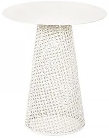 ΣΤΡΟΓΓΥΛΟ ΤΡΑΠΕΖΑΚΙ ΣΑΛΟΝΙΟΥ Fylliana FL2902 ΜΠΕΖ ΧΡΩΜΑ 40x46εκ 128-225-121