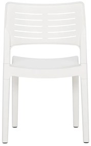 vidaXL Καρέκλες Κήπου 2 τεμ. Λευκές από Πολυπροπυλένιο
