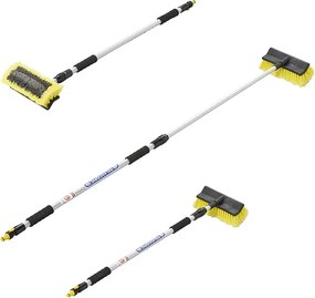 PROPLUS βούρτσα πλυσίματος 150681, τηλεσκοπική έως 1.8m, κίτρινη/μαύρη