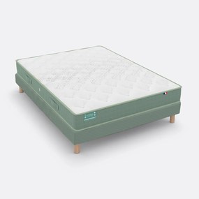 Σετ στρώμα λάτεξ και με memory foam και ταπετσαριστή βάση με τάβλες