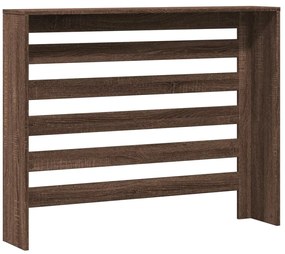 vidaXL Κάλυμμα Καλοριφέρ Καφέ Δρυς 104x20x82 εκ. Επεξεργασμένο Ξύλο