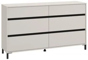ΣΥΡΤΑΡΙΕΡΑ MARRON 157 6F CASHMERE/ΜΑΥΡΟ ΜΑΤΤ ΧΡΩΜΑ 157x40x90εκ 11014145