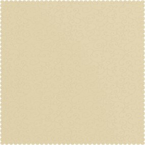 vidaXL Ύφασμα Τραπέζης 5 τμχ. Λευκό κρεμ 110 x 110 cm τετράγωνο