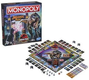 Επιτραπέζιο Παιχνίδι Monopoly Jurassic Park F1662 Για 2-6 Παίκτες 8 Ετών+ Multicolor Hasbro