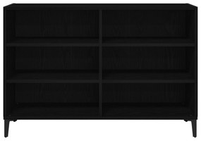 vidaXL Μπουφές Μαύρο Δρυς 103,5x35x70 εκ. Ξύλο Επεξεργασμένο