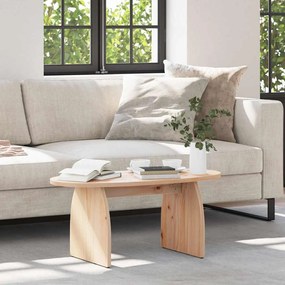 vidaXL Τραπεζάκι σαλονιού Φυσικό 80 x 40 x 35 cm Μασίφ ξύλο πεύκου