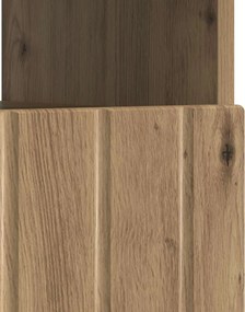 vidaXL Ντουλάπα LED Τηλεόρασης Artisan Δρυς Επεξεργασμένο Ξύλο