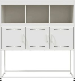 vidaXL Ντουλάπι Λευκό 100,5x39x107 εκ. Ατσάλινο