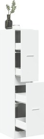 vidaXL Ντουλάπι Φαρμακείου Λευκό 30x41x144,5 εκ. από Τεχνητό Ξύλο
