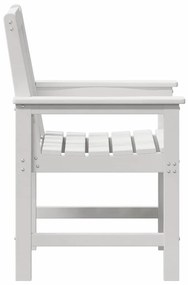 vidaXL Καρέκλα φαγητού κήπου 6 pcs Λευκό 65.5 x 55.5 x 88cm Πλαστικό