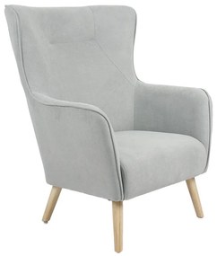 Armchair Incisive fabric light blue-natural 72x89x105cm 72x89x105 εκ.