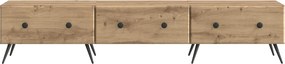 vidaXL Ντουλάπι TV 147 x 34,5 x 30 εκ Artisan Δρυς Επεξεργασμένο Ξύλο