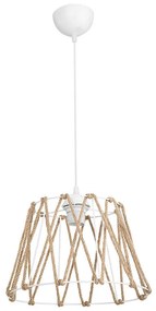 Φωτιστικό οροφής μονόφωτο PWL-1160 pakoworld Ε27 μπεζ Φ31x23.5εκ