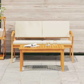 vidaXL Τραπέζι Καφέ 75x40x38 εκ από Μασίφ ξύλο Ακακίας