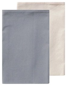 Πετσέτες Κουζίνας Mela 22 (Σετ 2τμχ) Grey-Ecru Kentia 40x60cm 100% Βαμβάκι
