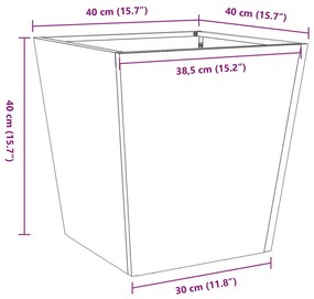 ΖΑΡΝΤΙΝΙΕΡΑ ΚΗΠΟΥ ΛΑΔΙ 40X40X40 ΕΚ. ΑΠΟ ΑΤΣΑΛΙ 851058