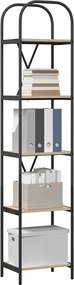 vidaXL Ράφι Βιβλίων Δρύς Sonoma 40 x 30 x 183 εκ Επεξεργασμένο ξύλο