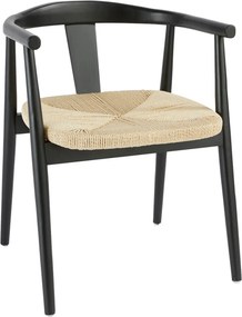 ΚΑΡΈΚΛΕΣ &amp; ΠΟΛΥΘΡΌΝΕΣ ATMOSPHERA YAMATO BLK WOOD DIN ARMCHAIR