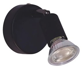 Σποτ Μονόφωτο Homelighting Saba 77-3554 Black