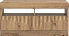 vidaXL Ντουλάπα LED Τηλεόρασης Artisan Δρυς Επεξεργασμένο Ξύλο