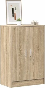 vidaXL Παπουτσοθήκη Sonoma Δρυς 60 x 35 x 92 εκ. από Επεξ. Ξύλο