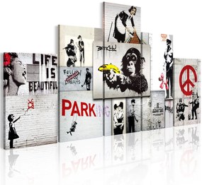 Πίνακας - Street Crimes: Banksy Art 100x50