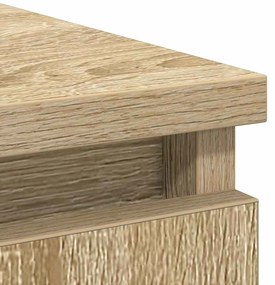Συρταριέρα με Συρτάρια Sonoma Δρυς 71x35x65 εκ. από Επεξ. Ξύλο - Καφέ