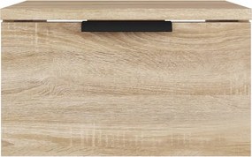 vidaXL Κομοδίνα Επιτοίχιο Sonoma Δρυς 34 x 30 x 20 εκ.