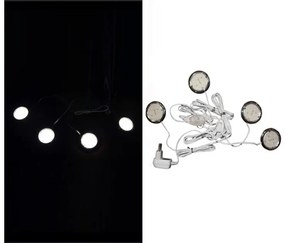 Σποτ Φωτιστικό Τοίχου LED 0,5W Σετ 4 Τεμάχια Ψυχρό Φως 30-3140 Lumen-30-3140-Αλουμίνιο 30-3140