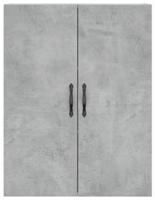 vidaXL Ντουλάπι Επιτοίχιο Γκρι Σκυροδεμ. 69,5x34x90 εκ. Επεξεργ. Ξύλο