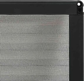 vidaXL Σήτα Παραθύρου Πλισέ Ανθρακί 80 x 100 εκ. από Αλουμίνιο