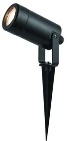 Επιδαπέδιο Καρφωτό Φωτιστικό GU10 7W IP54 Μαύρο E312 Zambelis-E312-Μαύρο E312