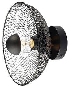 Φωτιστικό Επίτοιχο Aca HL45841W25B KOBE Μαύρο Ματ (Black Mat)