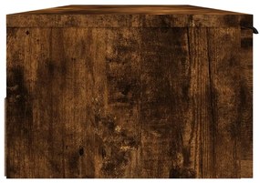 vidaXL Ντουλάπι Τοίχου Καπνιστή Δρυς 102x30x20 εκ. Επεξεργασμένο Ξύλο