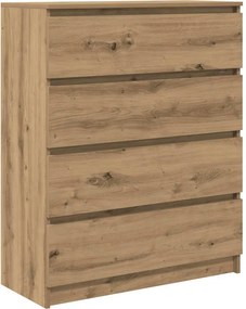vidaXL Sideboard Artisan Oak 80x35x99 cm Κατασκευασμένο ξύλο