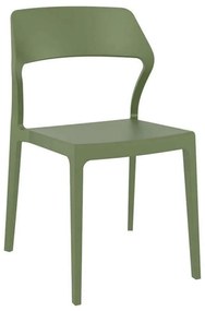 Καρέκλα Snow Olive Green 52X56X83εκ. Siesta 20.0153
