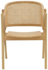 Καρέκλα - Πολυθρόνα Wenzy φυσικό μασίφ ξύλο toon 58x58x82εκ 58x58x82 εκ.