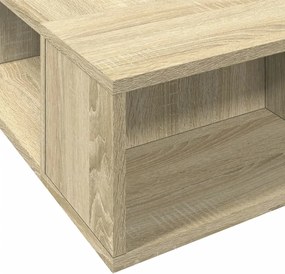 vidaXL Πλαίσιο Κρεβατιού Sonoma Δρυς 200x200 εκ. Επεξεργασμένο Ξύλο