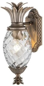 Απλίκα Φωτιστικό Τοίχου 1xE27 IP44 36cm Plantation Elstead Lighting-HK-PLANTATION-S-BU-Μπρονζέ HK-PLANTATION-S-BU