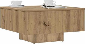 vidaXL Τραπεζάκι Σαλονιού Αρτισιανή Δρυς 60x60x31,5εκ Επεξεργασμ. Ξύλο