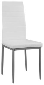 ΚΑΡΕΚΛΑ ΜΕΤΑΛΛΙΚΗ LADY HM0037.11 ΛΕΥΚΟ PU ΜΕΤΑΛΛΙΚΟ ΣΚΕΛΕΤΟ K/D 40x48x95Y εκ.