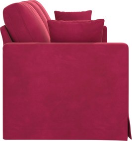 vidaXL Καναπές Κόκκινο