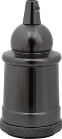 vidaXL Λαμπτήρες 2 τεμάχια γυαλιστερό μαύρο E27