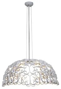 Κρεμαστό Φωτιστικό Οροφής 1xE27 Vintage Φ55cm Bale Homelighting-77-4303-Λευκό 77-4303